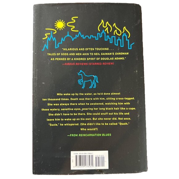 Reincarnation Blues: A Novel By Michael Poore 1st Edition Hardcover Book - Picture 2 of 4